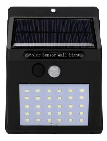 Lámpara 30 led solar con sensor