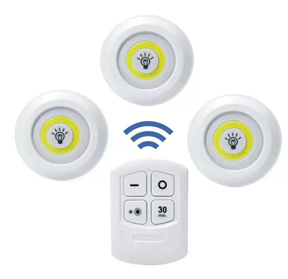 SET de 3 Luces LED para interiores + Control