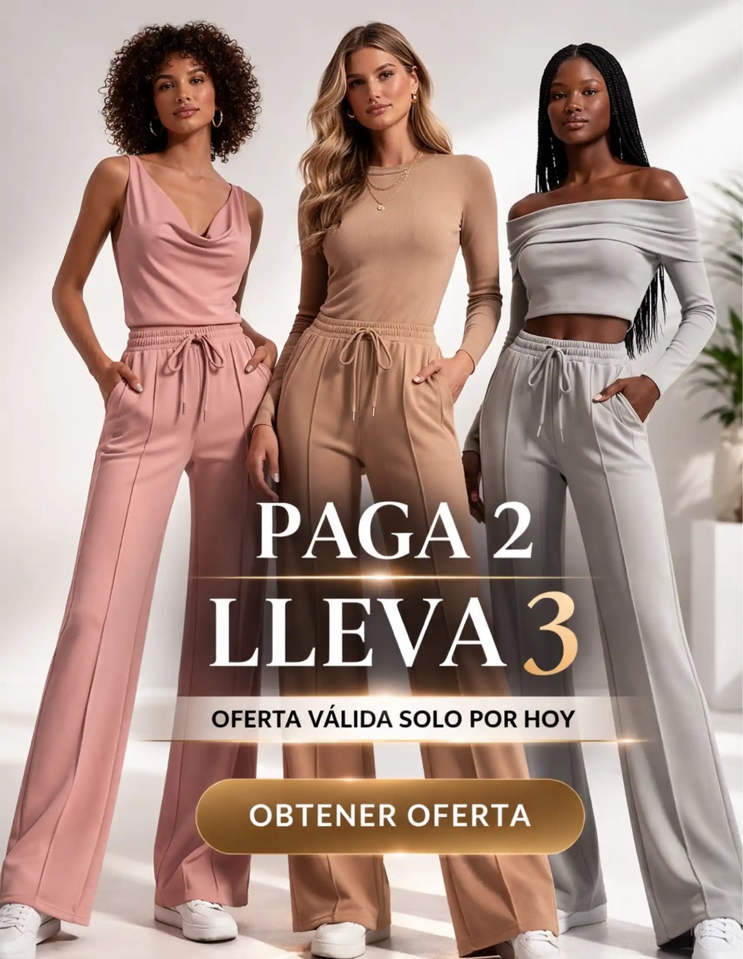 Jogger premium bota recta