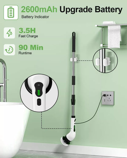 Cepillo de limpieza eléctrico 9 en 1