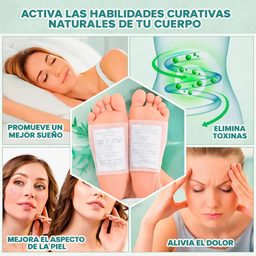 Cajas Parches Kinoki desintoxicantes