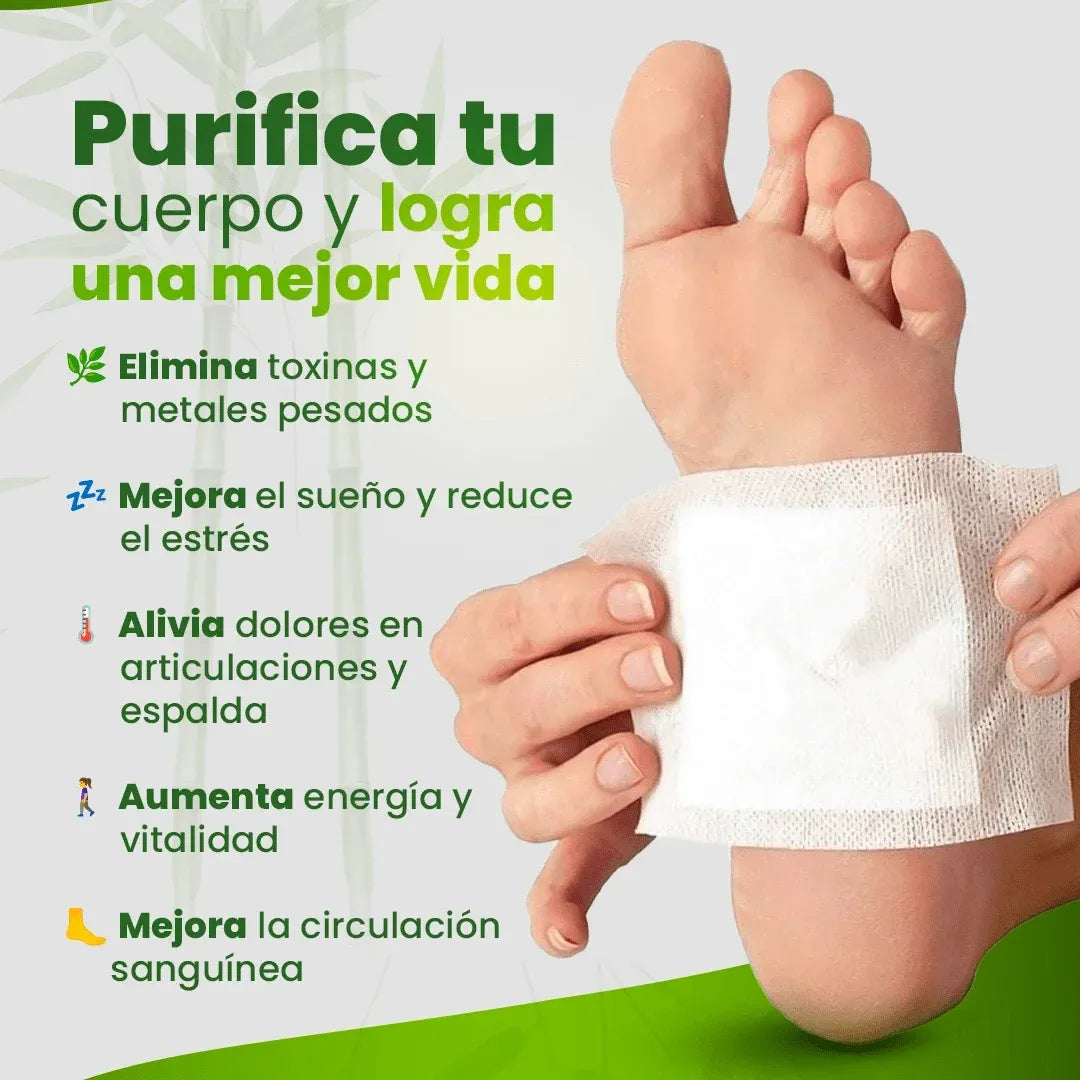 Cajas Parches Kinoki desintoxicantes