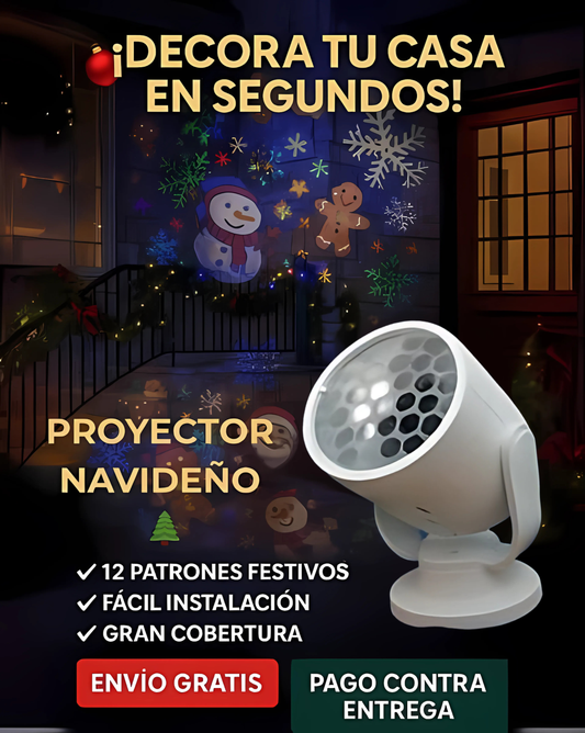 Proyector de Figuras Navideñas 🎄