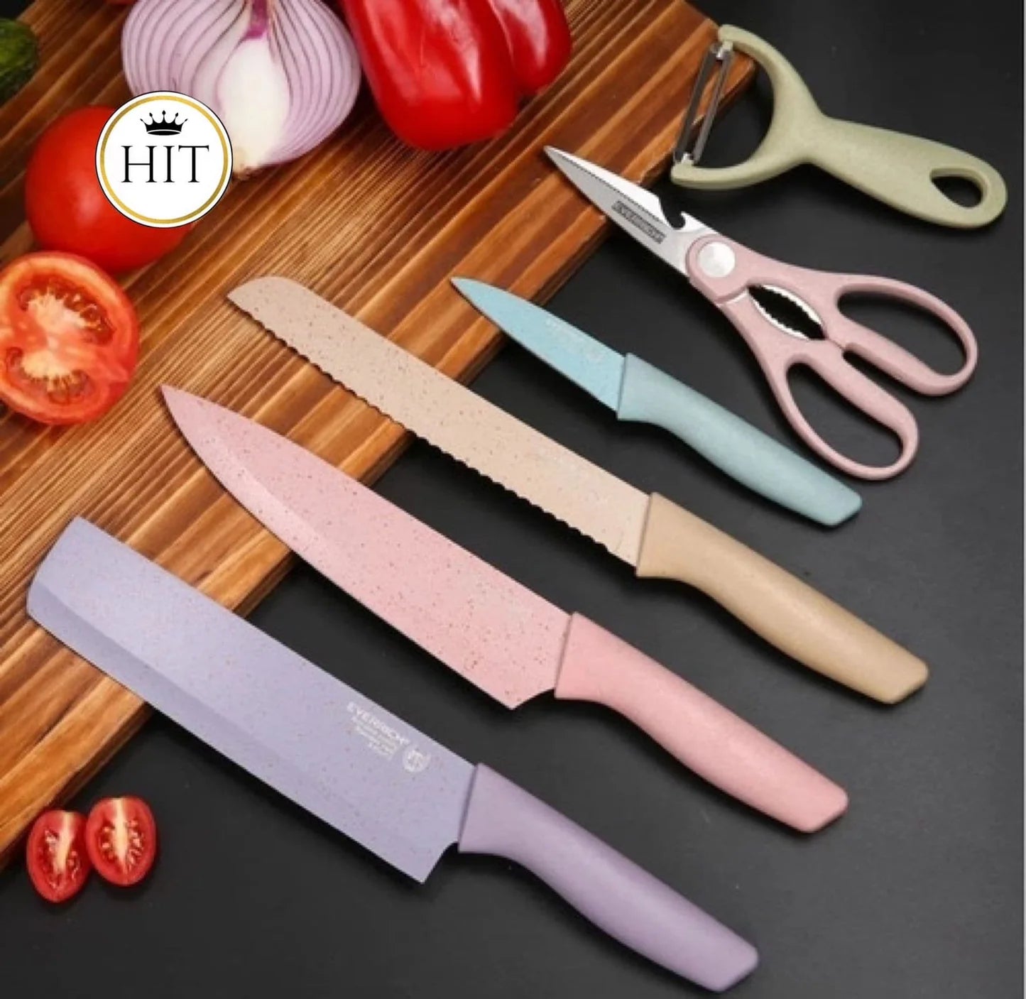 Juego Set de Cuchillos 6 piezas